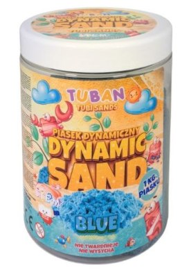 TUBAN Piasek dynamiczny 1kg niebieski