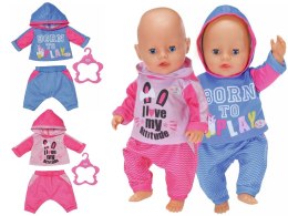 Baby Born BABY born® Jogging Suits 2 assorted 43cm Dresy do Joggingu 830109