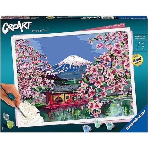 CreArt CreArt Kwitnąca wiśnia w Japonii Malowanie Po Numerach Ravensburger 20177