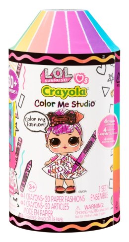 LOL Surprise 505273-EUC L.O.L. Surprise Loves CRAYOLA Color Me Studio Asst in PDQ