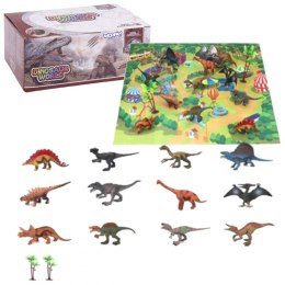 WOOPIE Zestaw Figurki Dinozaury XL + Mata