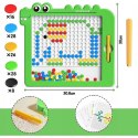 WOOPIE Tablica Magnetyczna dla Dzieci Montessori MagPad Dinozaur